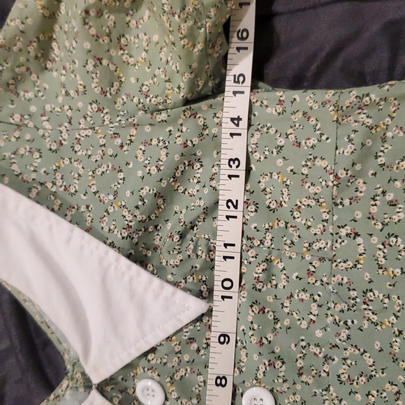 Vintage modcloth Peter pan collar floral dress size s/m - Picture 5 of 8